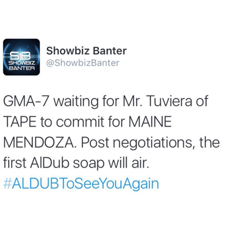 AlDubPhQC's tweet photo. Good News ! 
#ALDUBToSeeYouAgain https://t.co/o3j1WdcNKI