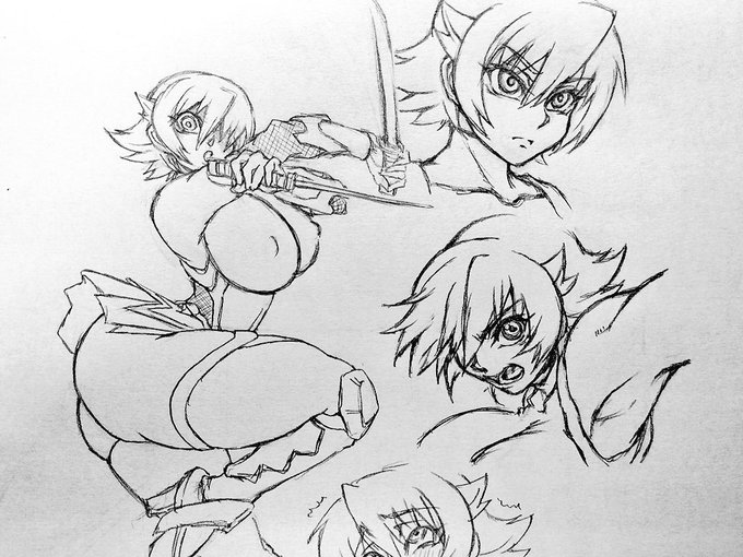 たまには格好良いさくらも描くよ! 