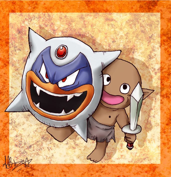 柚木水 Dq絵ー 以前魔王軍のテツヤさん Sca2o が大ダメージを負っていたので 励ましとして描きますよーとお約束させていただいたダークホビットくん 自分もホビットに星付けてソドクラ無双させてあげたいなぁ T Co F7ff0j5o9u