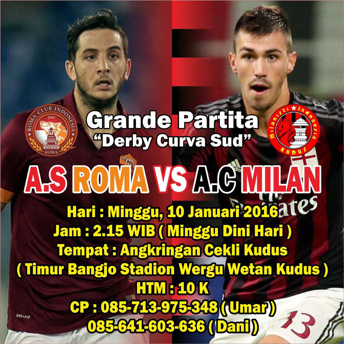 RCI_Kudus's tweet photo. Nonbar Feat. temen2 @MIbKudus | Minggu dinihari 10/1/16 | 02.30 WIK | at Angkringan Cekli | @Lokasi_Nobar https://t.co/RB3jIgvzUz