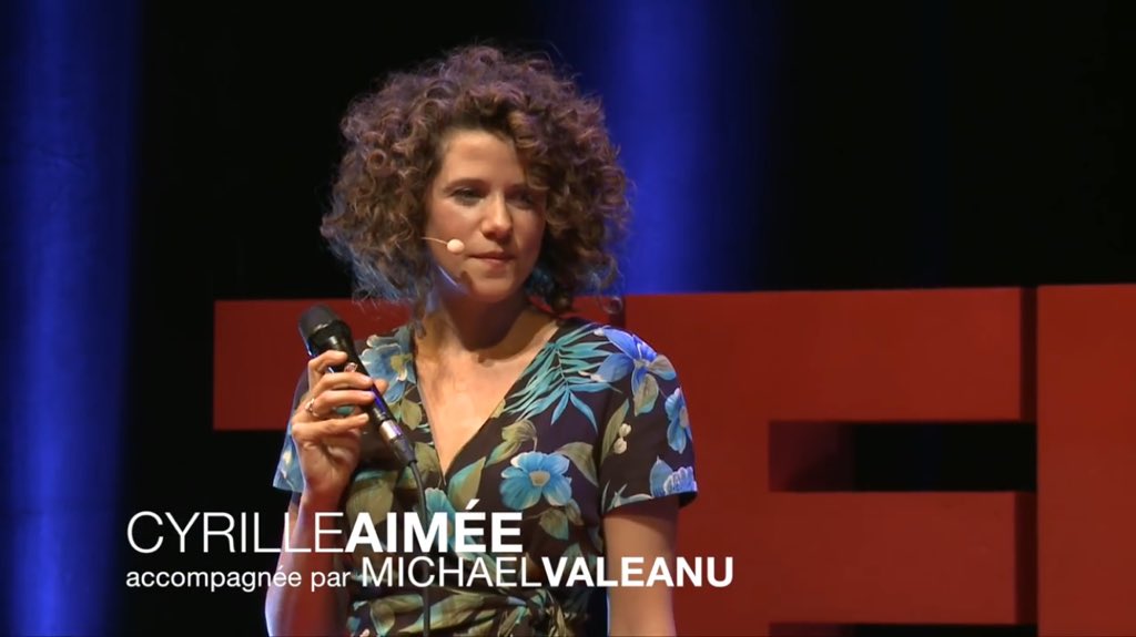 #TEDxClermont   Cyrille Aimée chante à l'opéra de Clermont-Ferrand youtu.be/RGFgQLn74Ls. <a href="/CyrilleAimee/">Cyrille Aimée</a>