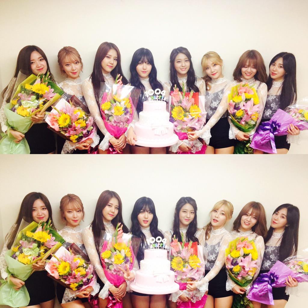 Start with 8 and always 8 #AOA I love ma girls ♡