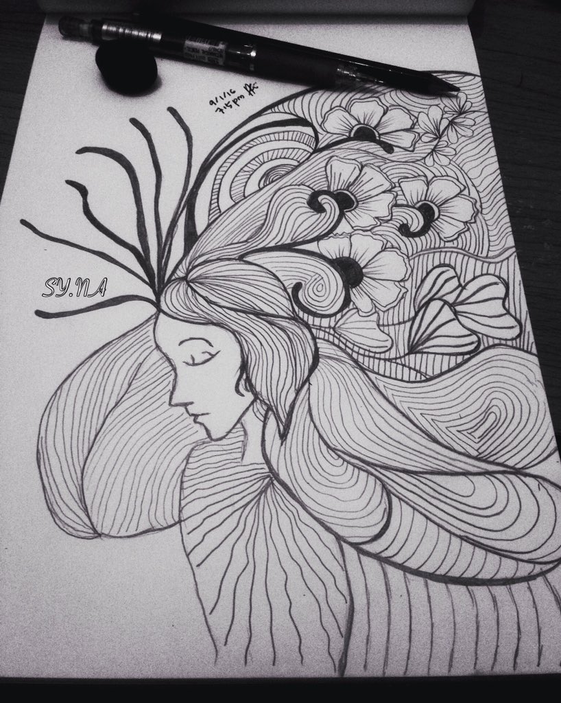 Sy N A Release Stress Draw Again Doodleart Mysketch Sambil Layan Ajl30 T Co Zitonwtnpf