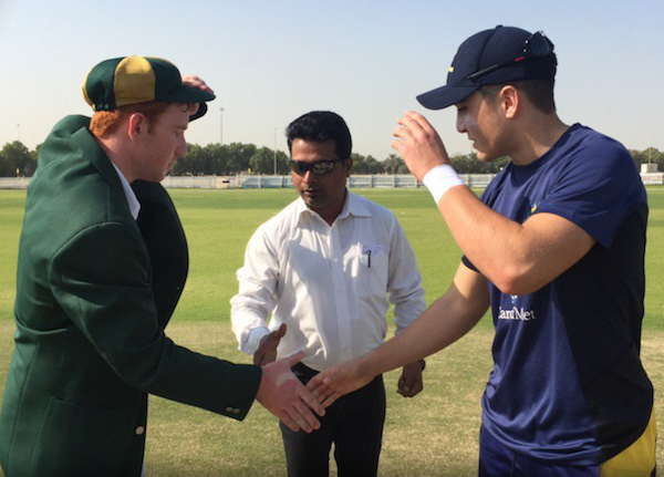Congratulations to student @kirancarlson captaining @GlamCricket against AVS Cricket on their recent tour of Dubai!