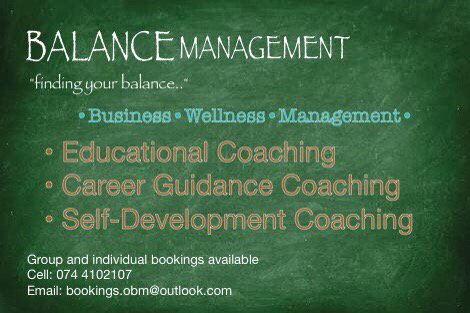 BalanceObM's tweet photo. Get your Career on track
#CareerCoaching
#Matrics2015
Contact us today bookings.obm@outlook.com https://t.co/Eq1gGekRTH