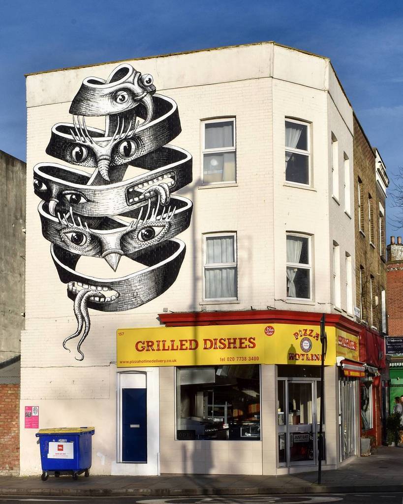 StArtEverywhere's tweet photo. Work by @phlegm_art ● London, UK ● Support from @dulwichgallery .
.
#phlegm #phlegm_art #dulwich #london #londonstr… https://t.co/nBqrAhOeF0