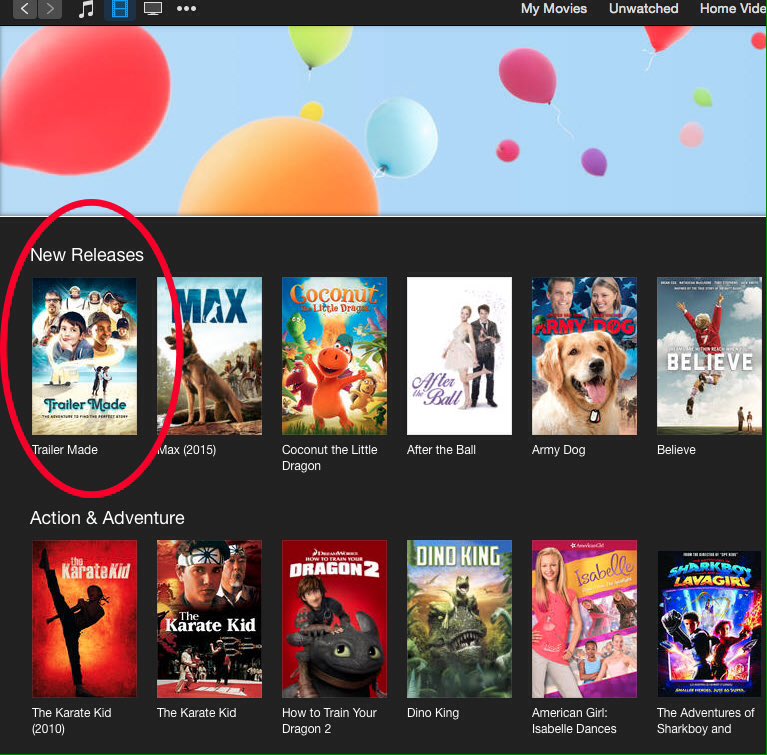 JaCProductionsc's tweet image. Our movie, Trailer Made, is the nr1 family release on iTunes Australia! #movie #nr1 #itunes