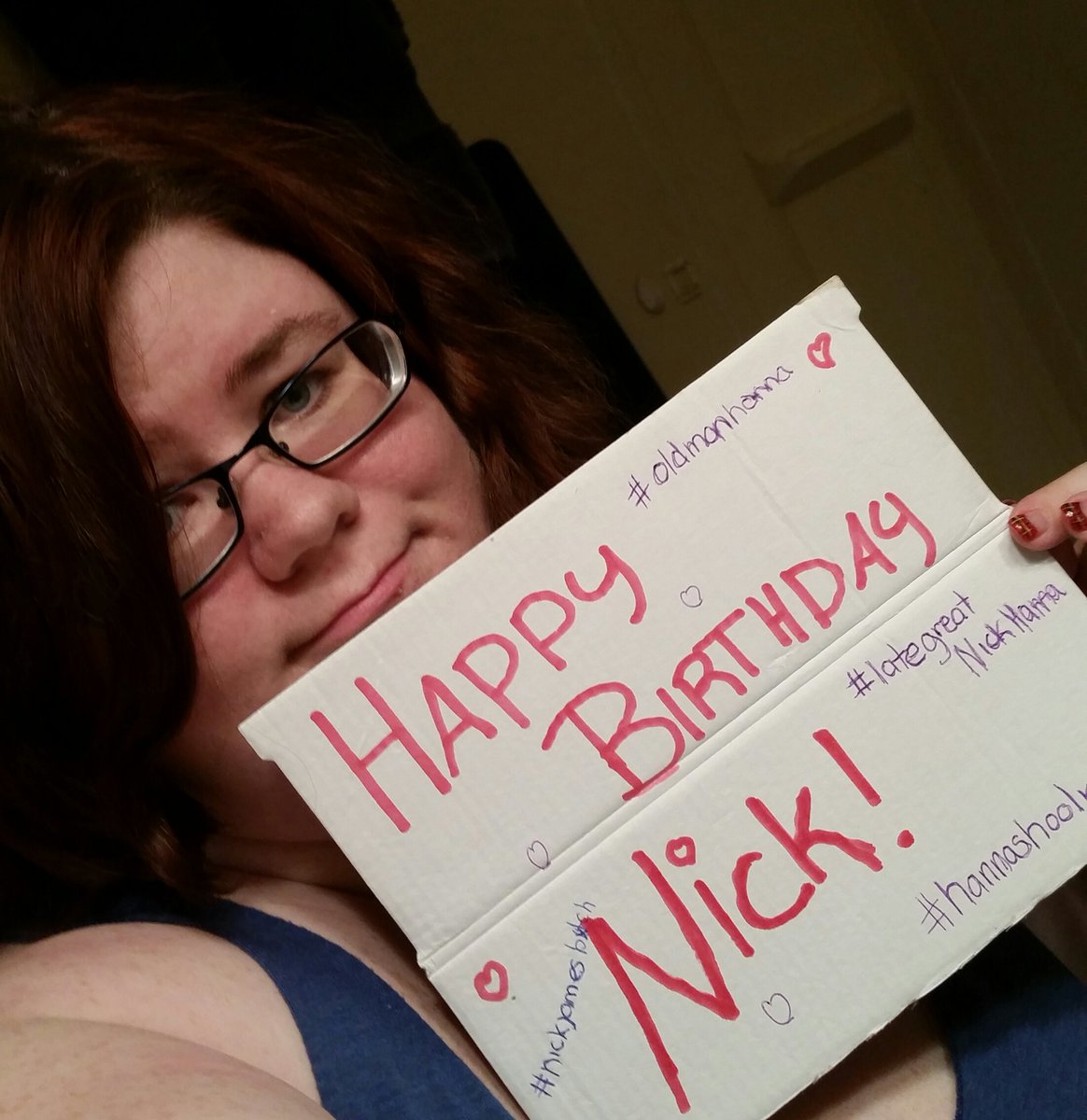 blue26_chelly's tweet photo. @nickhanna123 #Happy birthday #oldmanhanna #lategreatnickhanna #hannashooligans Hope you have an amazing day Nick!! https://t.co/cv3wZ216Ij
