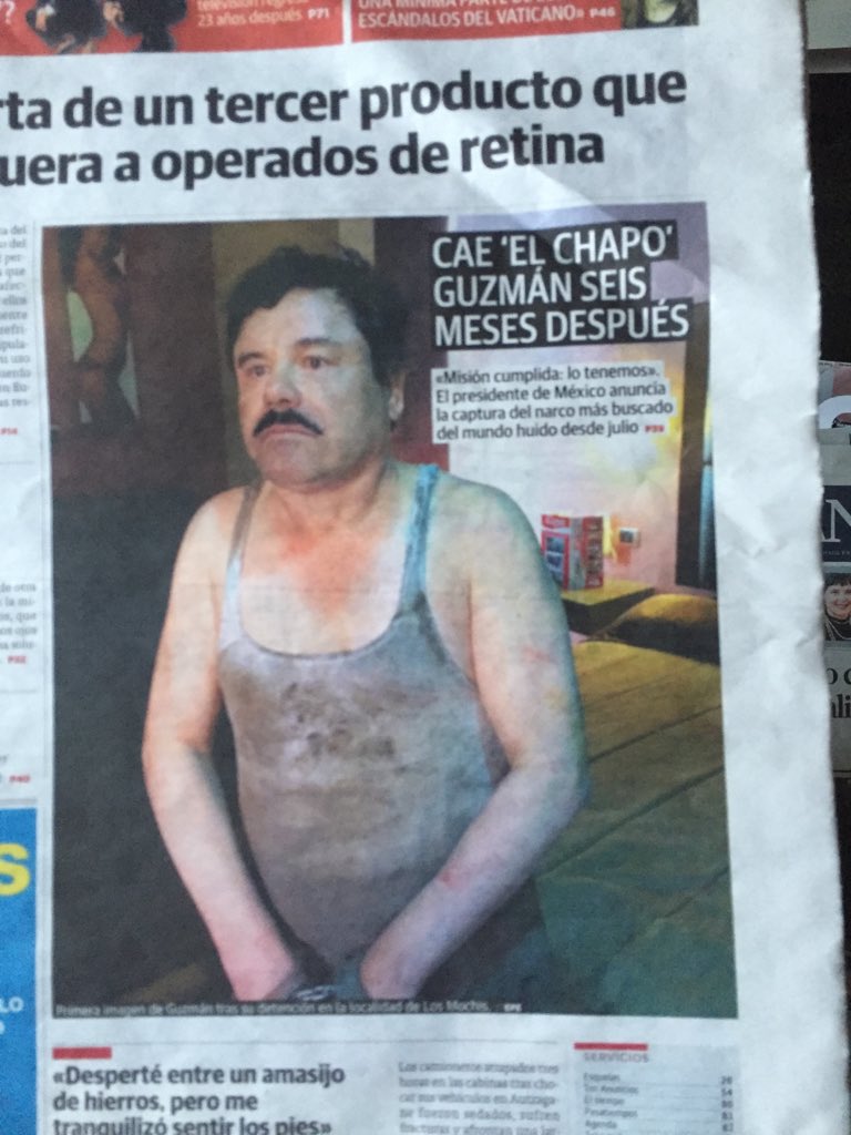 Han detenido al Chapo Guzmán o es el anuncio de Torrente 6, Operación Acapulco??