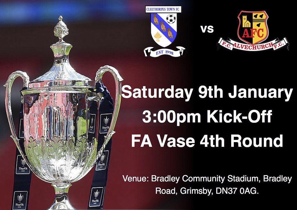 CleeTownFC's tweet photo. GREAT NEWS! The Referee has PASSED the match to go ahead! @CleeTownFC vs @Alvechurch1st 3pm - GAME ON! https://t.co/7eRz2nTPtr