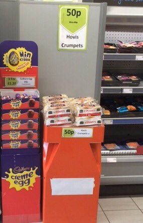Hovis Crumpets now only 50p! Come &amp; grab yours before it's too late👌🏼 @PaulalanDennis <a href="/BuckmanJulian/">Julian Buckman</a> <a href="/jonathanrons/">jonathan rons</a>