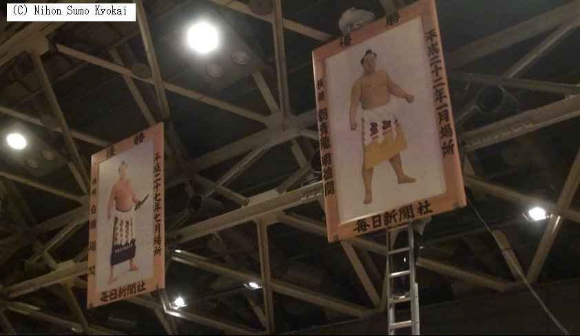 朝青龍　日馬富士セット　反物