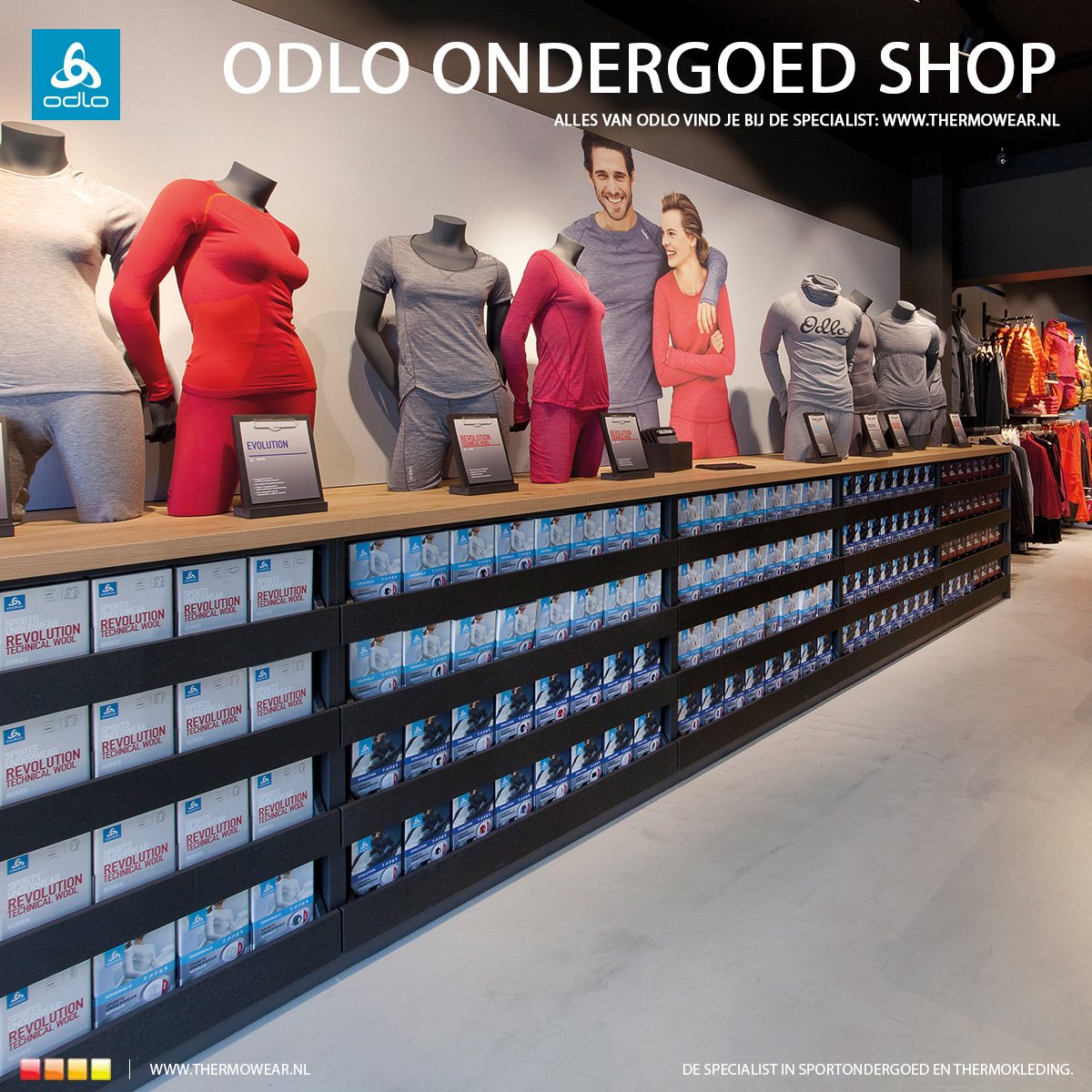 Alles van ODLO vind je bij de specialist <a href="/thermowear/">Thermowear</a>: ow.ly/WPpwD