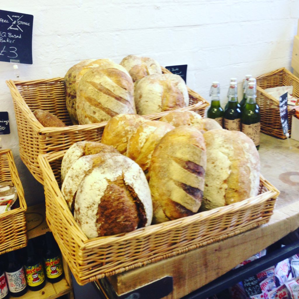 ottoannexe's tweet photo. How amazing does this mornings delivery of @peelandstone bread look. https://t.co/meUBCkE86D