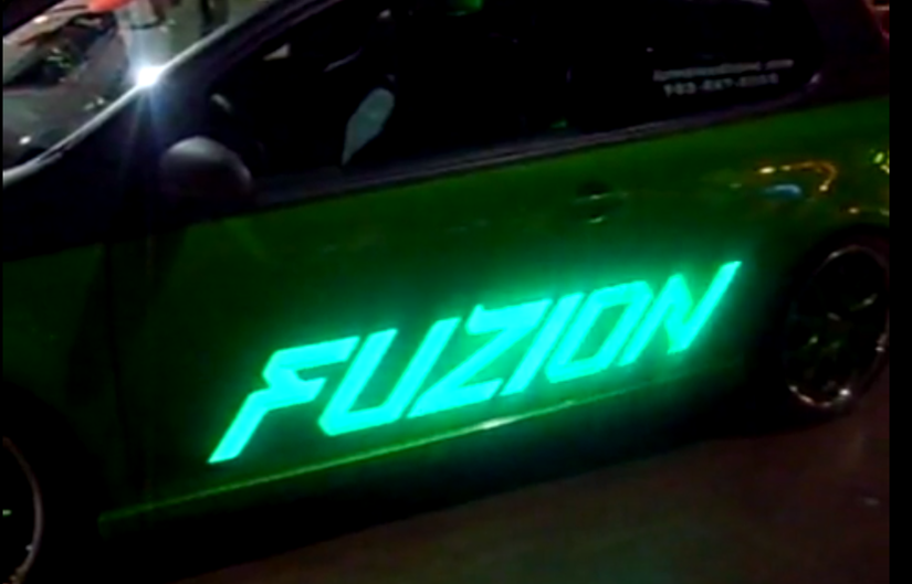 PromtechGulf's tweet image. we do vehicle Branding with illuminated stickers.....only one in UAE , the stickers simply light up...