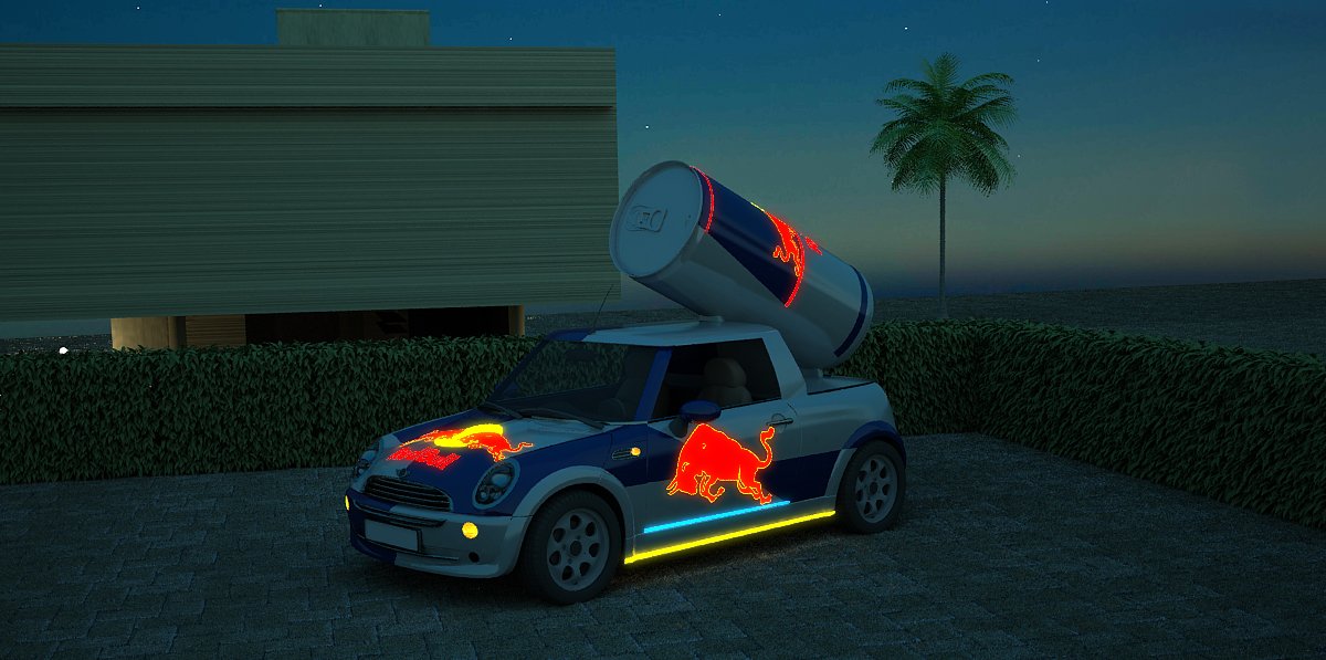 PromtechGulf's tweet image. we do vehicle Branding with illuminated stickers.....only one in UAE , the stickers simply light up...