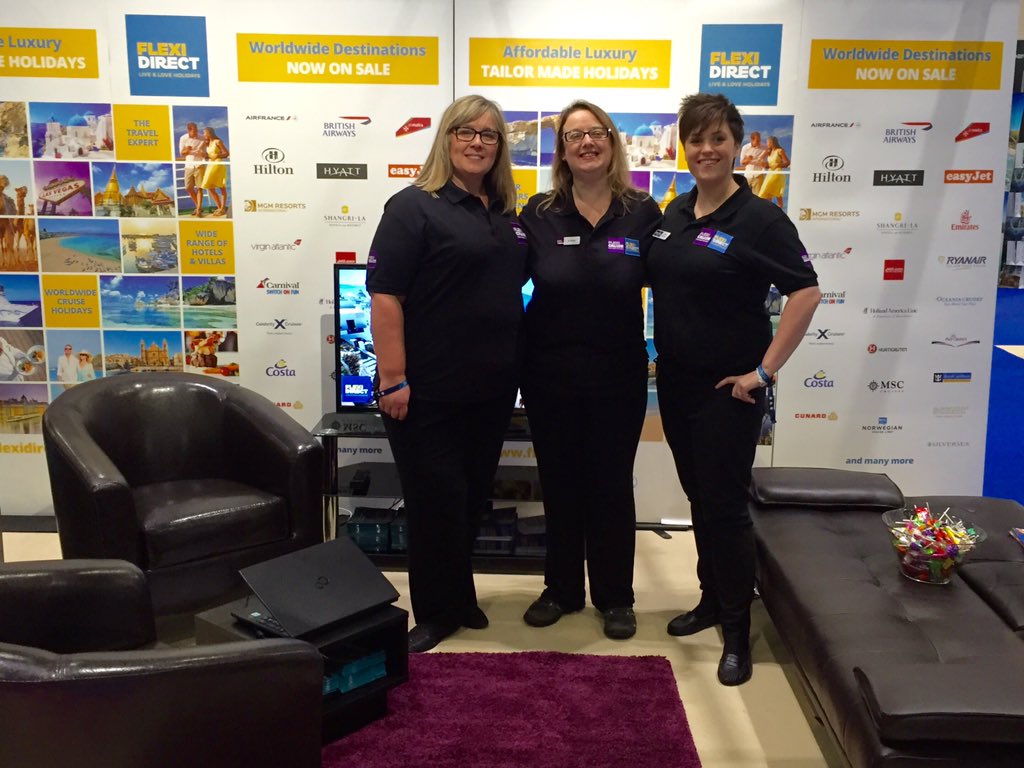 cruises_world's tweet photo. RT https://t.co/Uc0xMN7eNY The Flexicruise #Flexidirect #DreamTeam ready for TelegraphTravel TelegraphCruise #Tel… https://t.co/xyGm9Sj5Mr