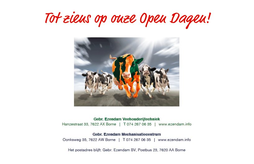Opening en Open dagen van onze tweede locatie, Hanzestraat 33 Borne! Laat U inspireren door de nieuwste technieken!