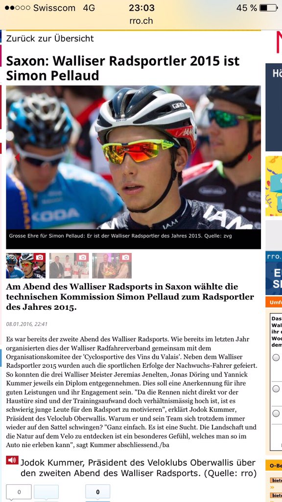 Élu cycliste (et racleur) valaisan de l'année hier! 😄 Merci @fédérationValaisanne 
#TeamIAM #ValaisTerredeCyclisme