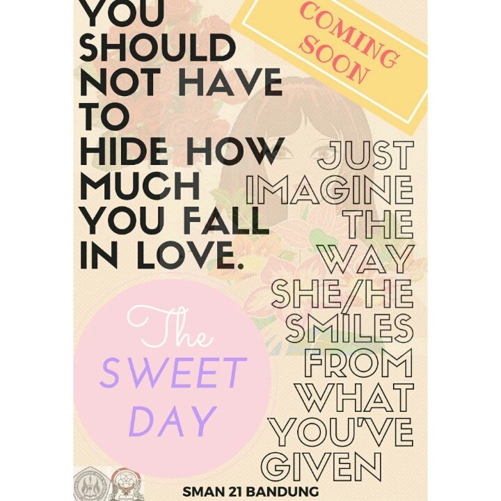 Hallo duasatu!👋

'S W E E T D A Y'

❕COOMING SOON❕