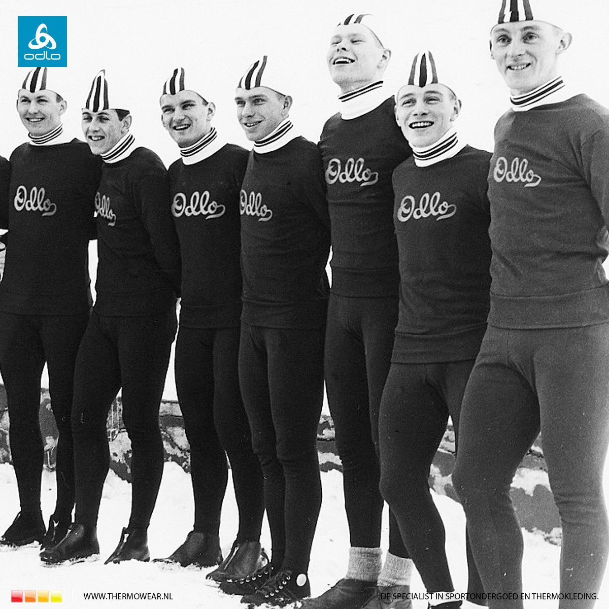 Toen Odlo ook al warm was. :) Odlo Warm vind je hier: ow.ly/WPnVF