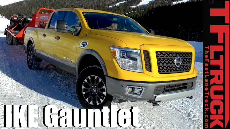TFLtruck's tweet photo. 2016 Nissan Titan XD 5.0L Cummins Takes On the Extreme Ike Gauntlet Towing Test [Video] - https://t.co/NygsxPt9Gl https://t.co/kDHtVflzYM
