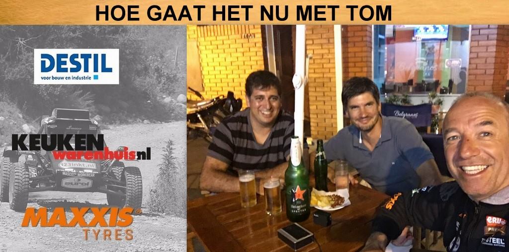 TomCoronel's tweet photo. Tom maakt er het beste van en word vandaag 
herenigd met het team #Dakar2016 

https://t.co/9F7EBu9dGG https://t.co/VwF8Ut3a00