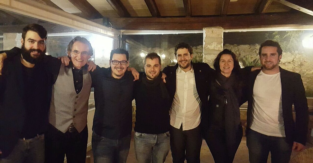 Saxophobia_FP's tweet photo. !!!Sempre es un plaer tocar per voltros. Molts d'anys Jaume Nebot!!! https://t.co/IDrTzIOvXd