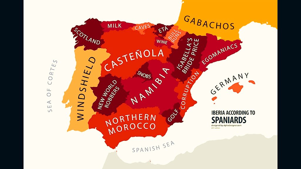 TheAlMurray's tweet photo. Great map of a great country. See you tomorrow! @spain #spain #españa https://t.co/T0BFD87ARP