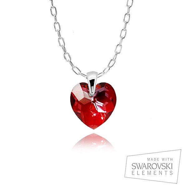 vancrystals's tweet photo. Colgante de cristal de Swarovski en forma de corazón en color rojo con baño en plata 925. https://t.co/lcyTGWlbAz https://t.co/ufAPTBD0xF