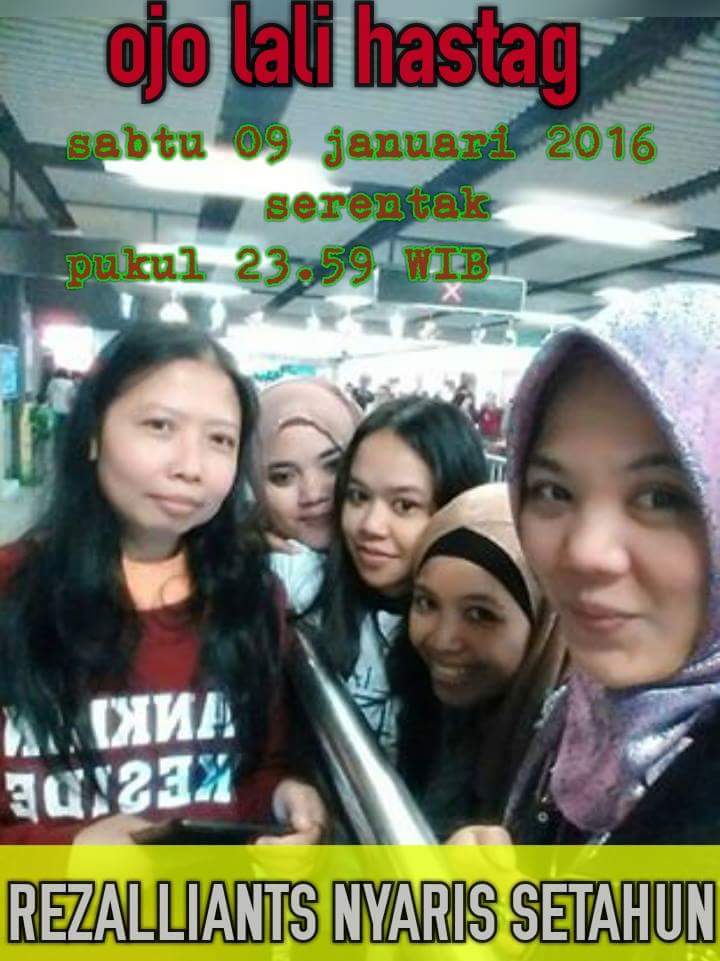 PutriJarmie's tweet photo. REZALLIANTS NYARIS SETAHUN
Semoga kekompakan Kita akan slalu ada selamanya REZALLIANTS HONG KONG 
Miss u all forever https://t.co/EoFntz982V