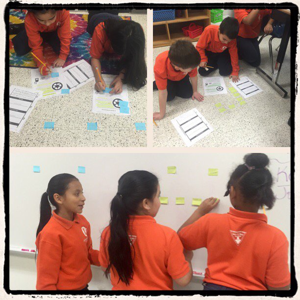 marietculver's tweet image. 3rd graders @CraigsClubhouse @SeatackAADA engaged with Jacob&apos;s Ladder nonfiction literacy #categorizing @VBGifted