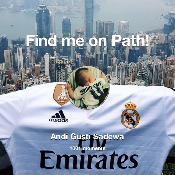 andysadewa's tweet photo. I've shared 1,801 memories with my friends on #Path - see them now at https://t.co/V3Or6gtNLM! #thepersonalnetwork https://t.co/gsiJiSW38d