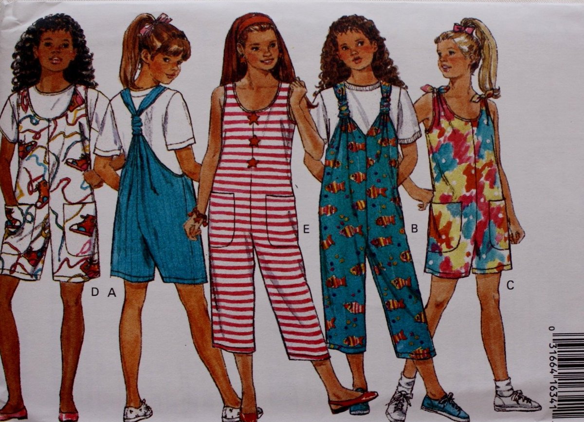 sueforgetmenot's tweet image. Girls Jumpsuit Butterick 6810 Sewing Pattern UNCUT All Sizes etsy.me/11aUIXK #Etsy #JumpsuitPattern