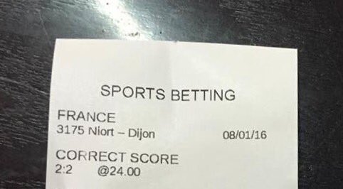 Fixed_Community's tweet image. ⚜ La bombe du week-end qui passe ⚜ 

Match : Niort - Dijon 
Score : 2-2
Côte : 24