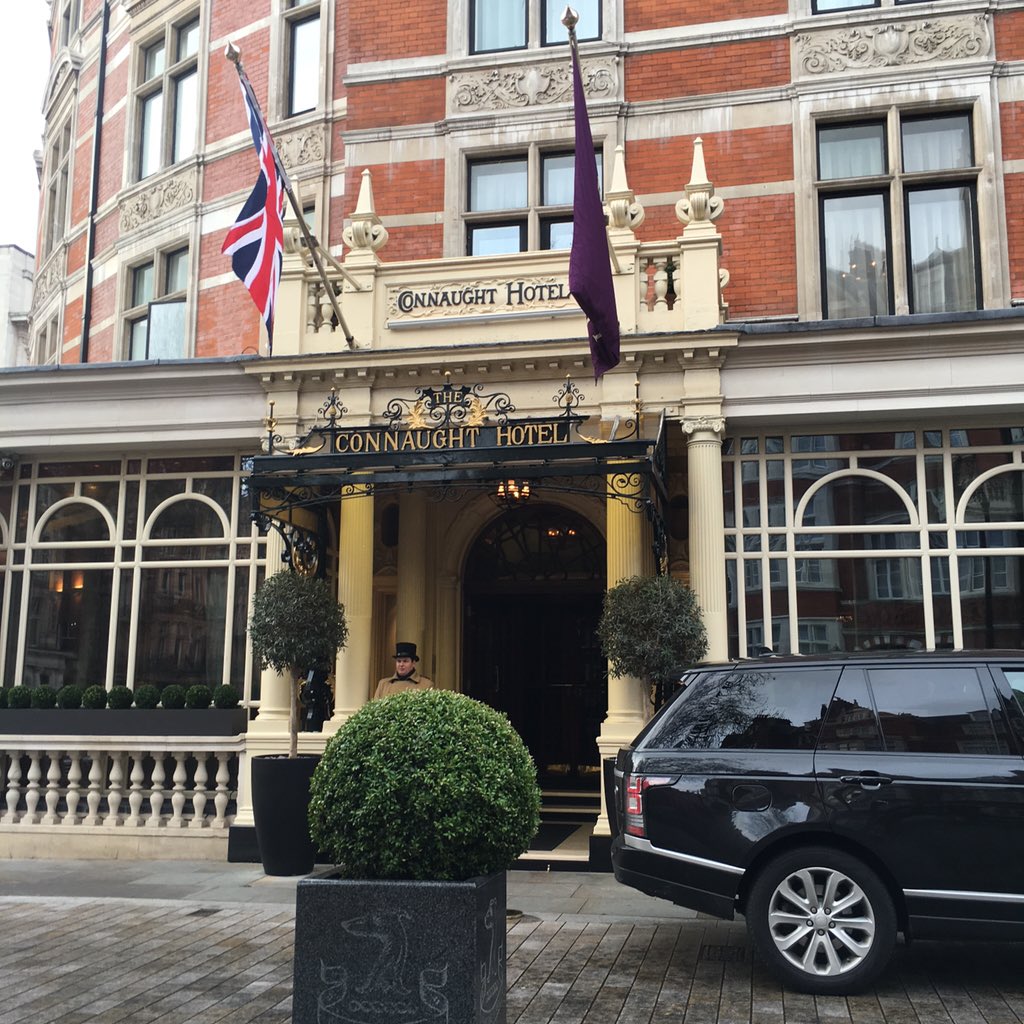 Almost set up for our beautiful wedding at the <a href="/connaughthotel/">The Connaught Hotel</a>. <a href="/DesiBrideDreams/">Desi Bride Dreams</a>