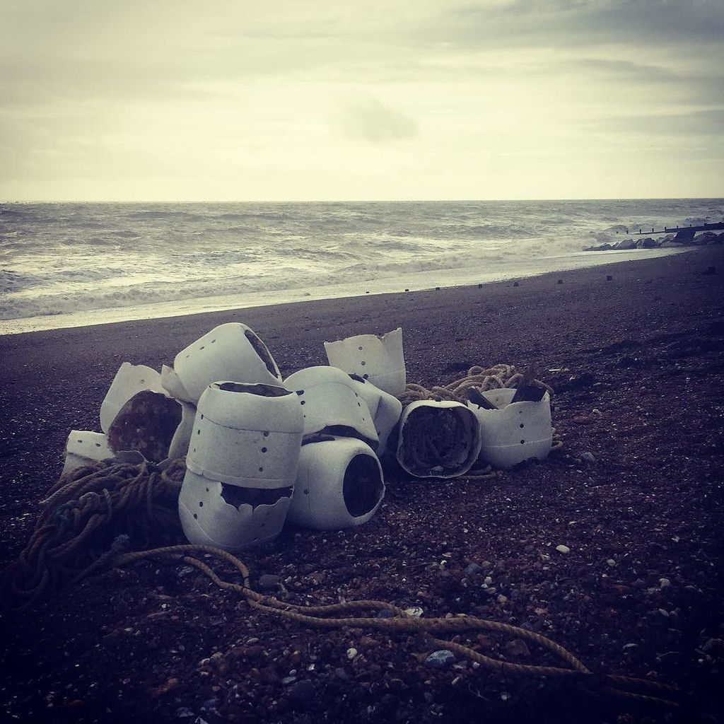 southcoastdavid's tweet image. Lancing Beach is full of plastic and marine litter after the recent weather. Luckily people are already on the #2mi…