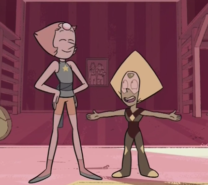 pearl (enjoying the company of the omnious triangle)