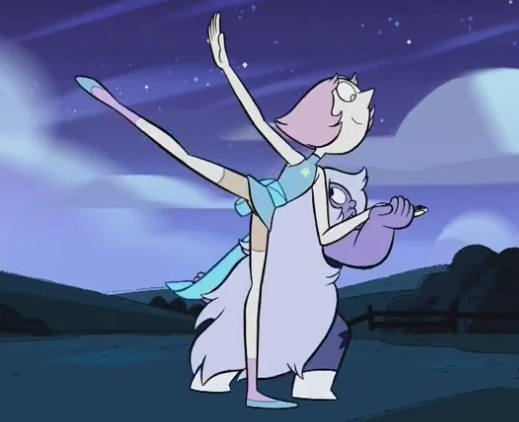 pearl (and the gf about to fuse &amp; making us all cry)