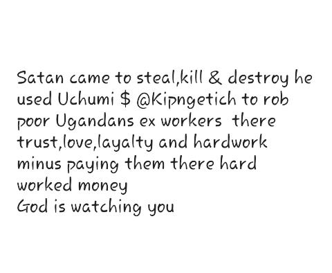 dtwiine's tweet image. @tbljessy @RahmaKahunde @jane_katusabe @UchumiKenya @Kipngetichjk @Nairobi_News @NairobianToday @nairobinow