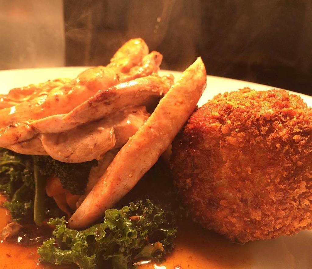 jonfellchef's tweet photo. Nice and simple Breast of local Pheasant with Confit Leg Croquette #chefs #lakedistrict #countrypub #cumbria #pheas… https://t.co/CydTtG4p4j