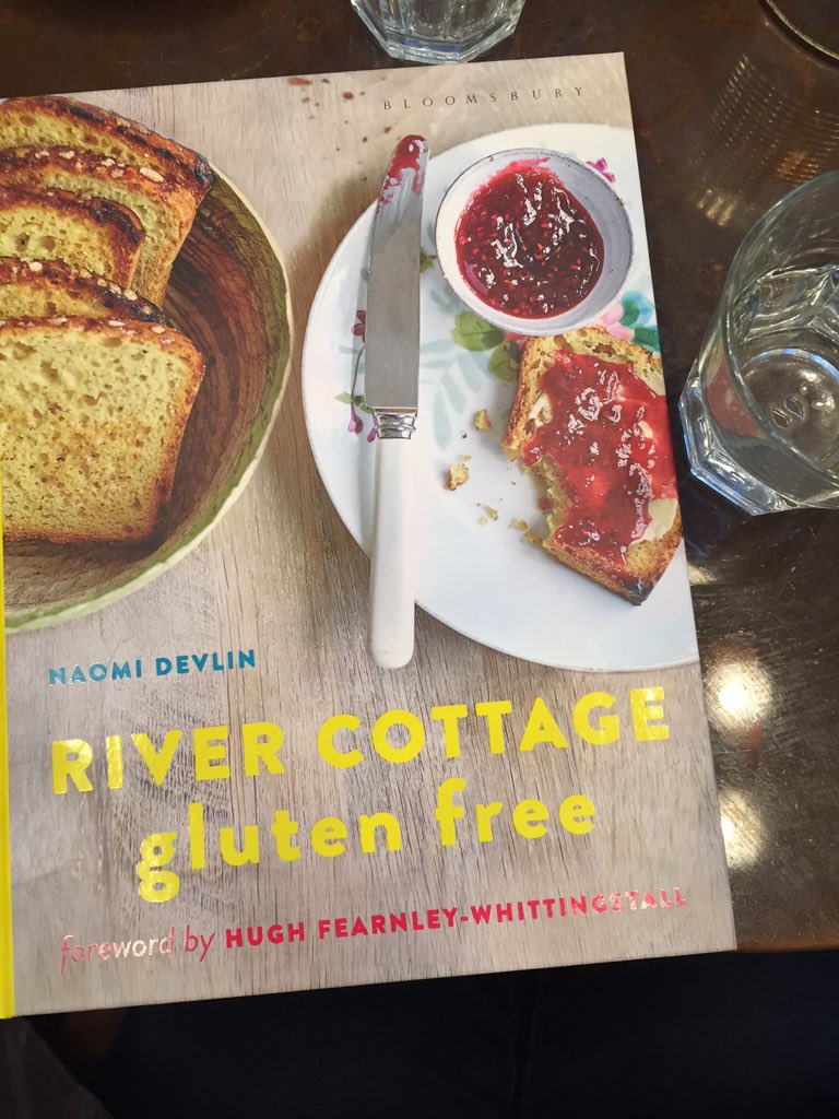 At last the wonderful gluten free recipes of @naomidevlin have been made into a book... Can't wait to get baking!!