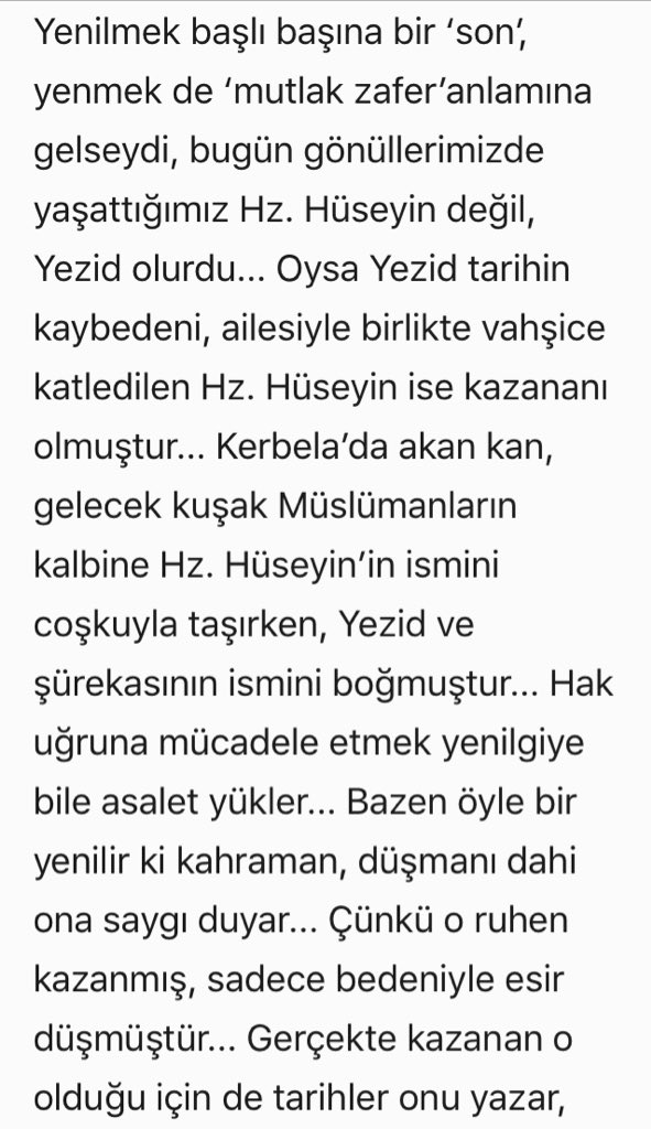 okukesfet's tweet photo. Yenilmek bir son, yenmek de mutlak zafer olsaydı,gönüllerde Hz.Hüseyin değil, Yezid olurdu | https://t.co/CKlo3dHzXg https://t.co/2wkSEpGJ2l