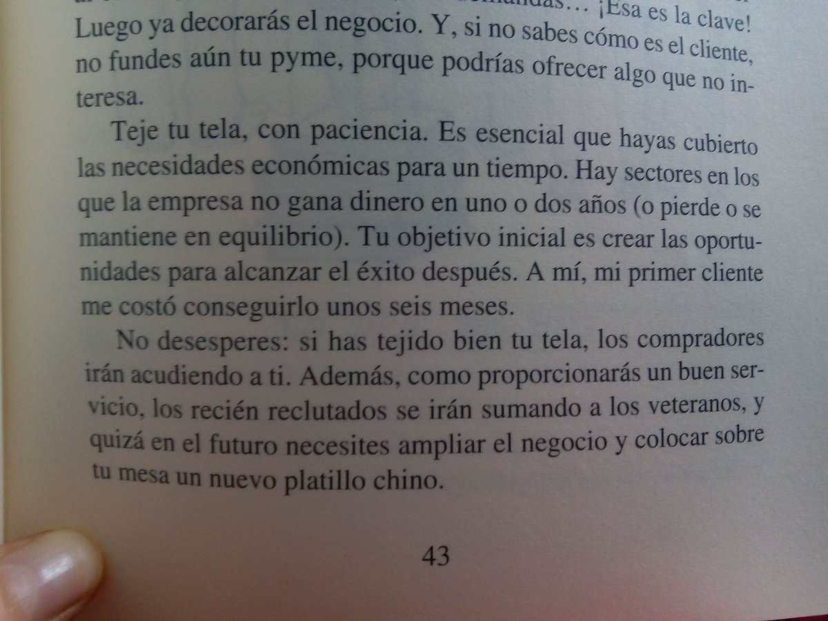 Consejo #emprendedores "teje tu tela de araña" #HistoriasDeLaPuñeteraPyme de <a href="/JavierDeValG/">Javier de Val</a> #queleer