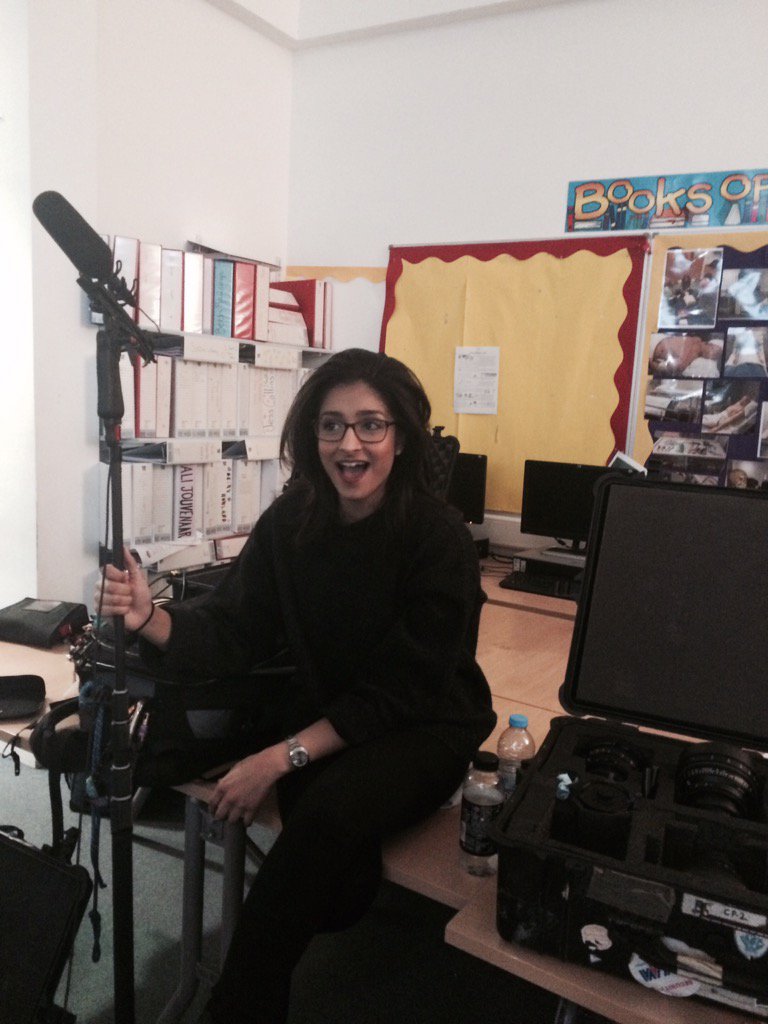 TruroMedia's tweet photo. Fun on set #UALCreativeMedia #trurocollege @chalkshortfilm https://t.co/2la4DlgcWn
