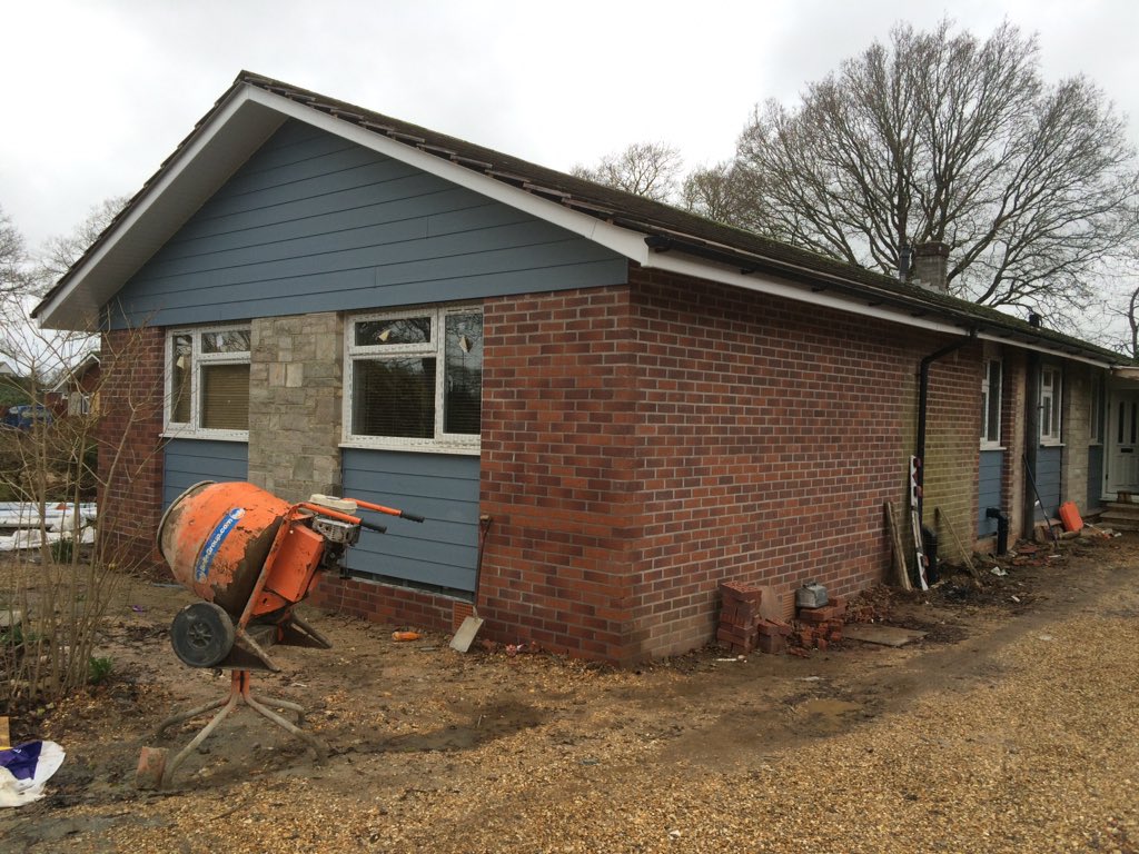 sparky0778's tweet photo. More work carried out by carbon construction and these fair hands https://t.co/myc2qKrbsQ