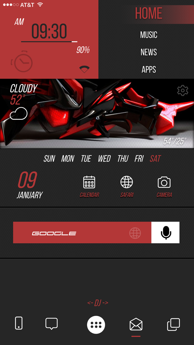 Holdemdogg's tweet photo. @JunesIphone #Fuse #iwidgets #Movable9 #Dockadjust #infostats badass!! https://t.co/NiINPdGNJh