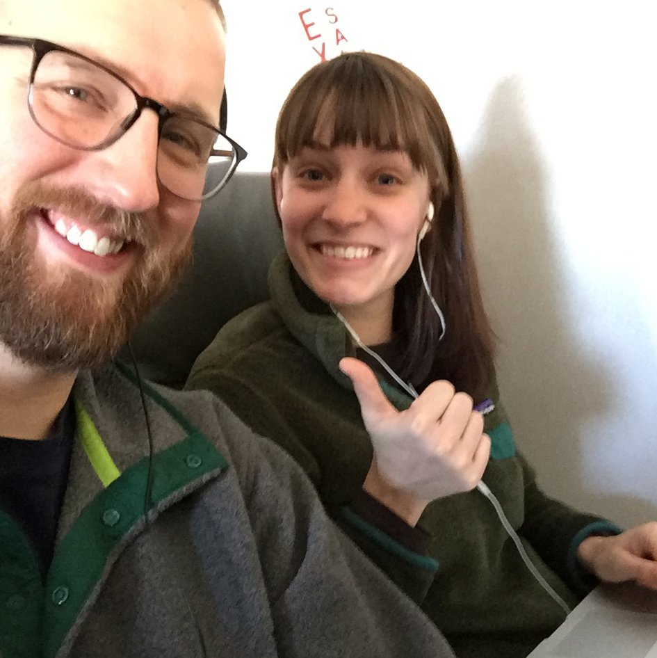 lucentfilmfest's tweet photo. Putting the finals touches on the #LucentAwards ceremony from 38K feet up somewhere over Arkansas! #Lucent16 https://t.co/7gEGMwRo0Y