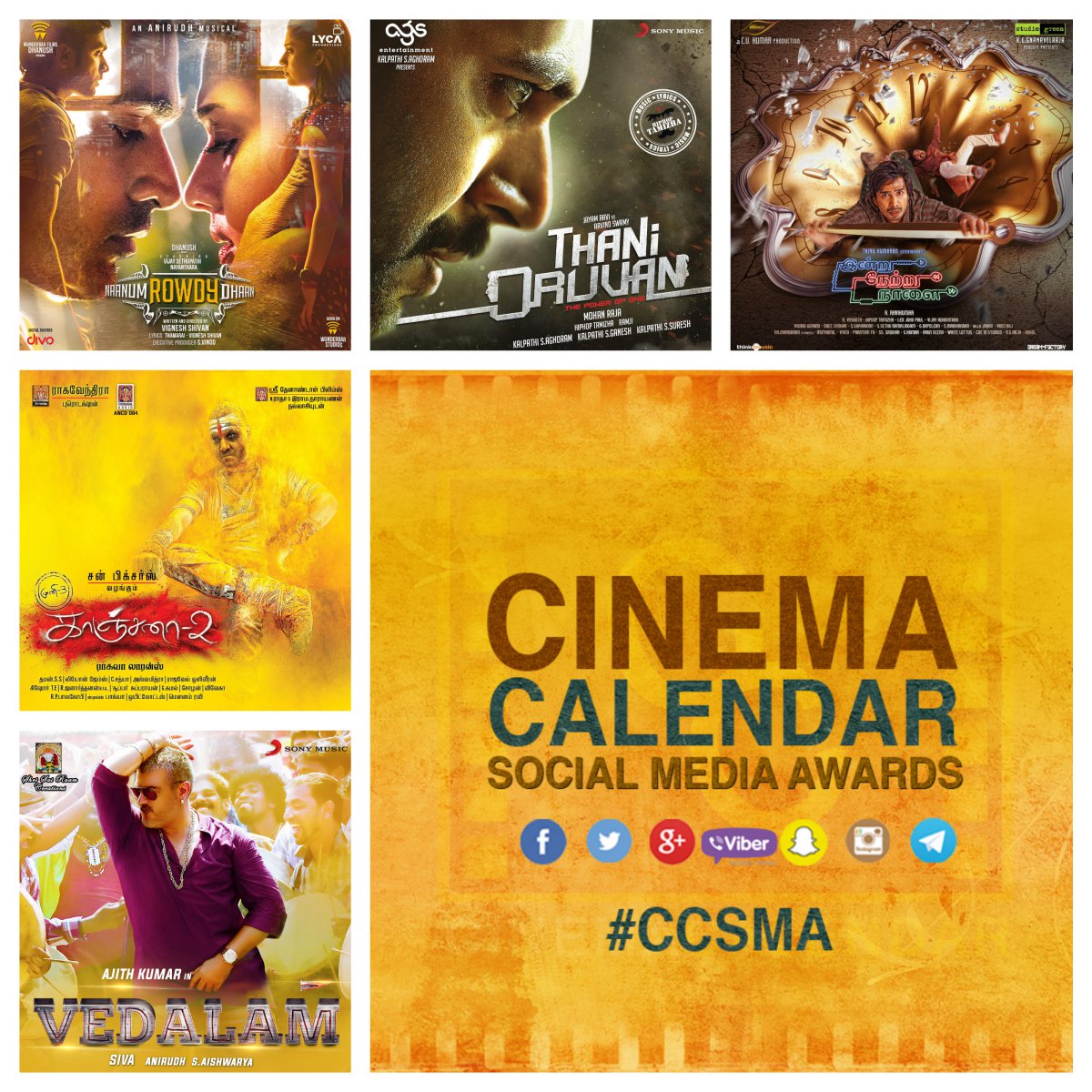 CinemaCalendar's tweet photo. Vote for the 'Most Entertaining Film 💿' of 2O15 at #CCSMA
you can vote at https://t.co/FT6yX1haJl https://t.co/kRH9k7TLZs