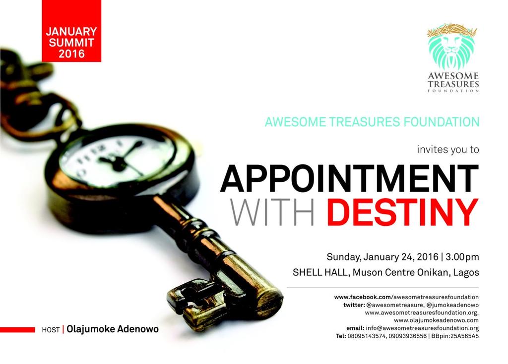 awesometreasure's tweet image. Join us on 24th January, 2016 for #AppointmentWithDestiny #PropheticPrayerTime #PositionYourselfForSuccess